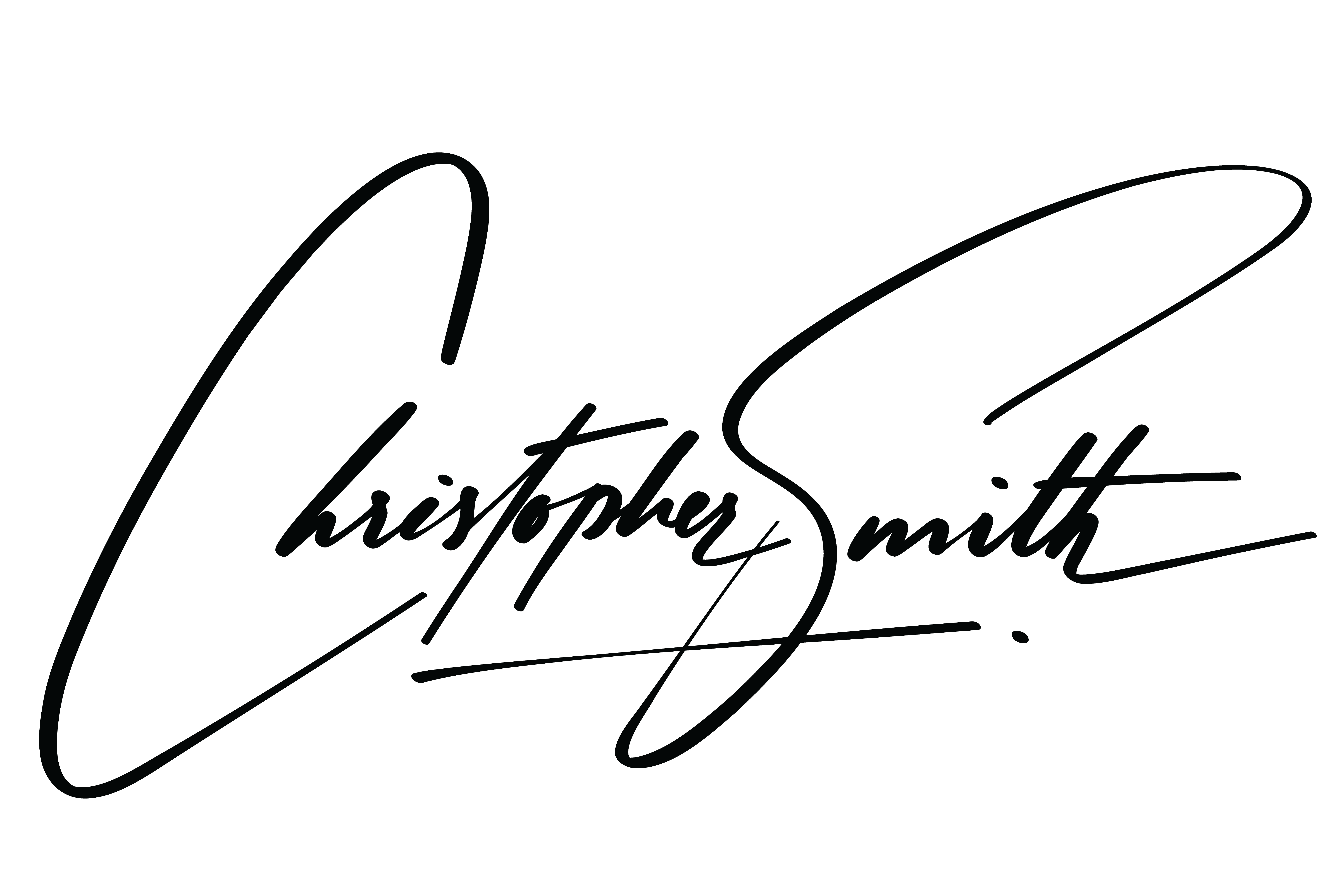 Christopher Smith Signature